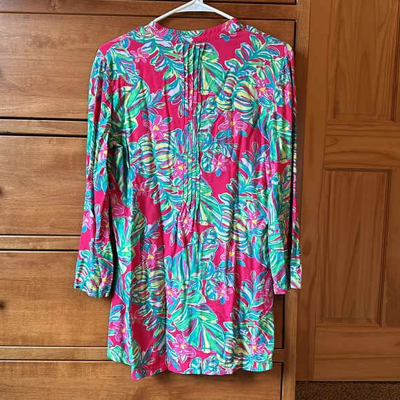 Lily Pulitzer 3/4 sleeve lightweight tunic/mini dress small - Picture 4 of 5